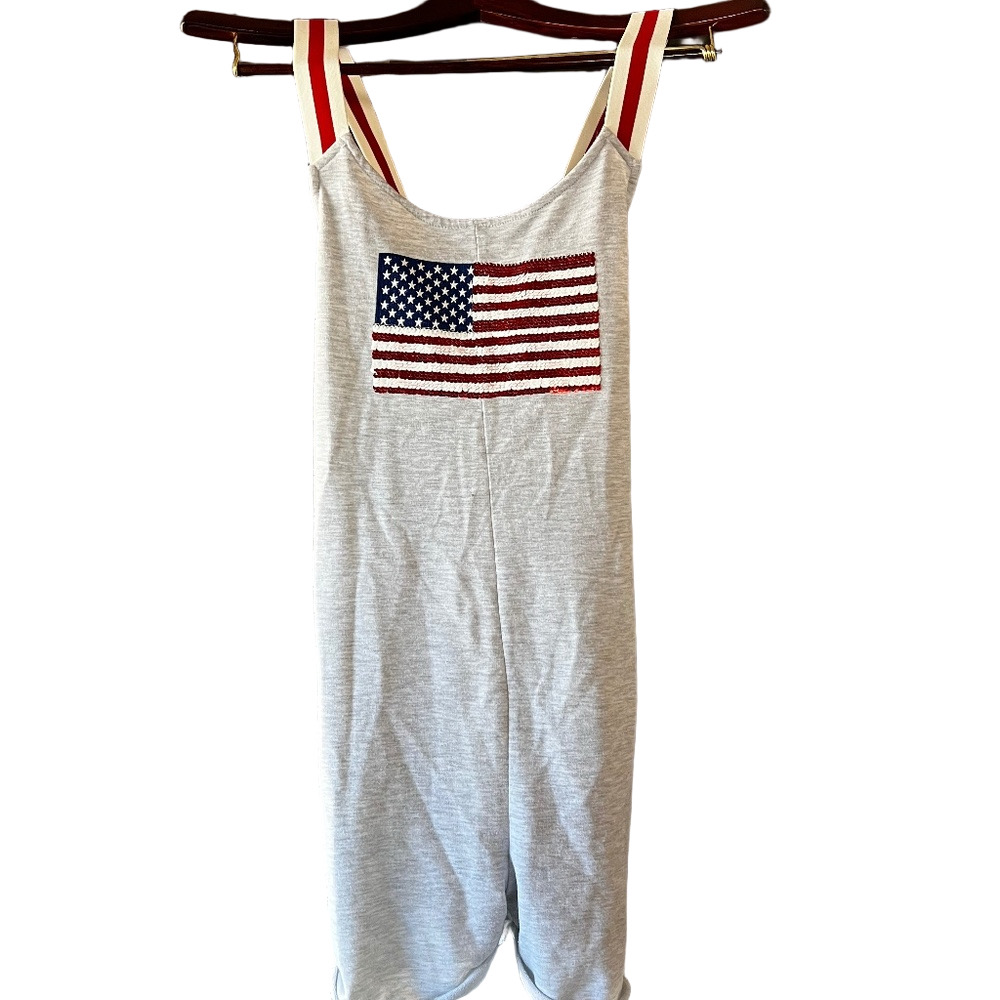 Weekend Soul American Flag Romper M